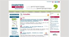 Desktop Screenshot of chantierecole.org